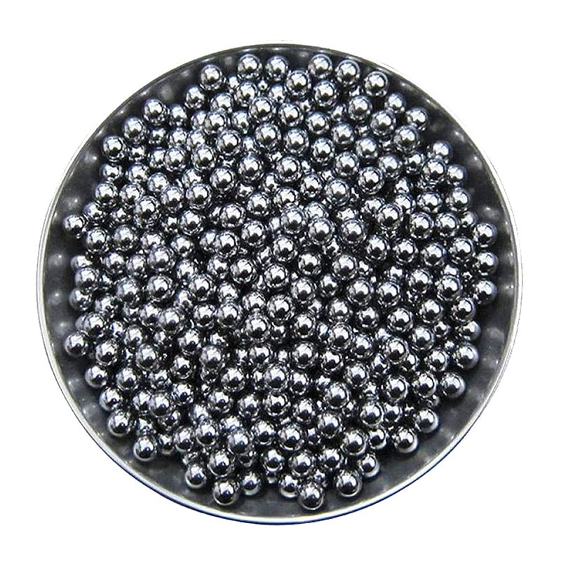 Dingzing 100PCS Billes Rondes En Acier 8 mm En Acier Inoxydable Bille En Acier De Bicyclette Pièce De Rechange Munitions Slingsh