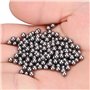 Dingzing 100PCS Billes Rondes En Acier 8 mm En Acier Inoxydable Bille En Acier De Bicyclette Pièce De Rechange Munitions Slingsh