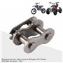 GOOFIT 428 Chain Master Link Remplacement pour 110cc 125cc 150cc 200cc 250cc Chinois ATV 4 Wheeler Quad Pocket Bike Scooter Bugg