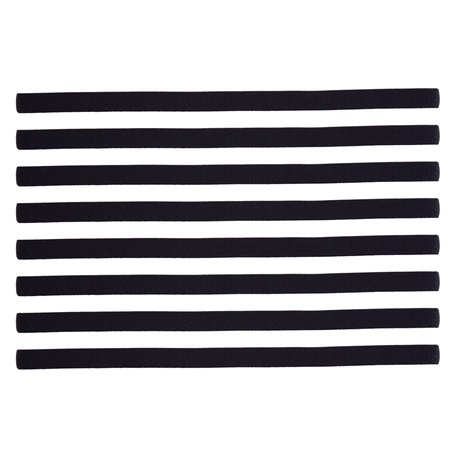 Shappy 8 Pièces Bandeaux de Sport Mince Élastique Bandes de Tête Antidérapantes Hairband pour Jogging Football Faire Yoga et Aut