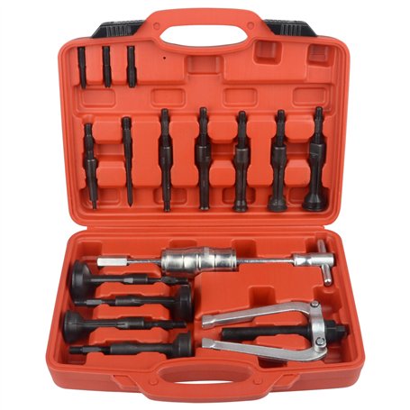 DAYUAN 16 Pieces Kit Extracteur de Roulement Intérieur 6-59 mm Outil d'Extraction de Roulement avec Marteau Coulissant avec 3 Ad