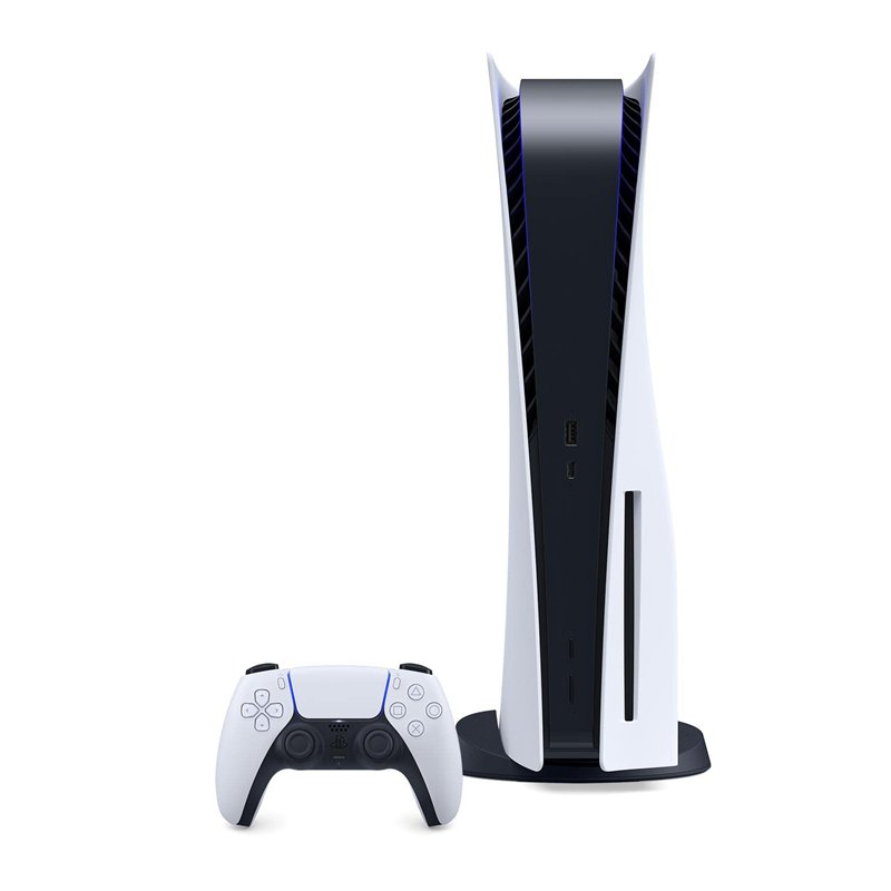 Sony, PlayStation 5 Édition Standard, PS5 avec 1 Manette Sans Fil DualSense, Couleur : Blanche