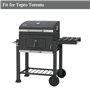 Onlyfire remplacement pour barbecue Grilles de cuisson en acier inoxydable pour Tepro Toronto, Schwarz Modèle Grilles, Lot de 2