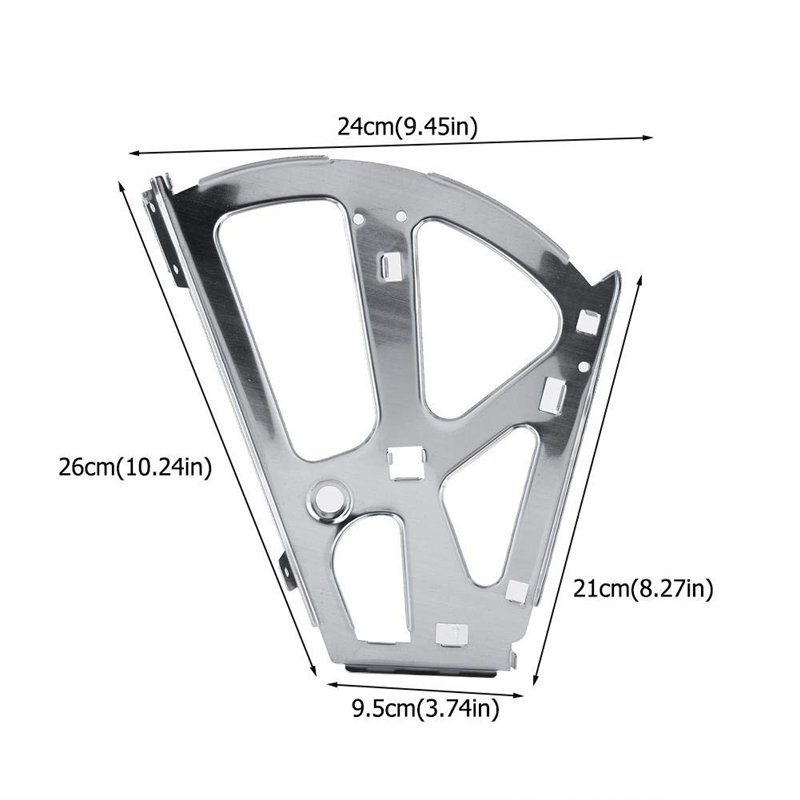 Image secondaire de Armoires à tiroirs pour chaussures en acier inoxydable, charnières 2Pcs de remplacement de bâti de Turing R k(Double layer) charnière