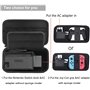 Bestico Etui pour Nintendo Switch/Switch OLED - Housse de Transport pour Nintendo Switch avec 10 Porte Jeux pour la Nintendo Swi