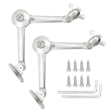 XNJIHWA 2Pcs Charnière de Couvercle Compas Meuble 40Lbs Ascenseur Réglable de Charnière de Support Alliag de Zinc pour Porte D'a