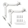 XNJIHWA 2Pcs Charnière de Couvercle Compas Meuble 40Lbs Ascenseur Réglable de Charnière de Support Alliag de Zinc pour Porte D'a