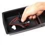 HIGH FLYING pour 3008 GT 2017-2022 Central Voiture Accoudoir Boîte de Rangement Support Plastique Accessoires Auto (Noir)