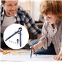 3Pcs Compas Professionnel Dessin Compas Scolaire de Précision Compas à Réglage Rapide pour école menuisier (No
