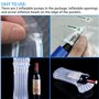 24pcs Protecteur De Bouteille De Vin Pack,Emballage Gonflable De Douilles,Colonne D'Air Pour Bouteille De Vin,Sac Bouteille Vin,