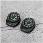 Keenso 2pcs Compas de Poignet, Boussole de Navigation Portable avec Bande de Montre Boussole Imperméable pour Le Camping, Naviga