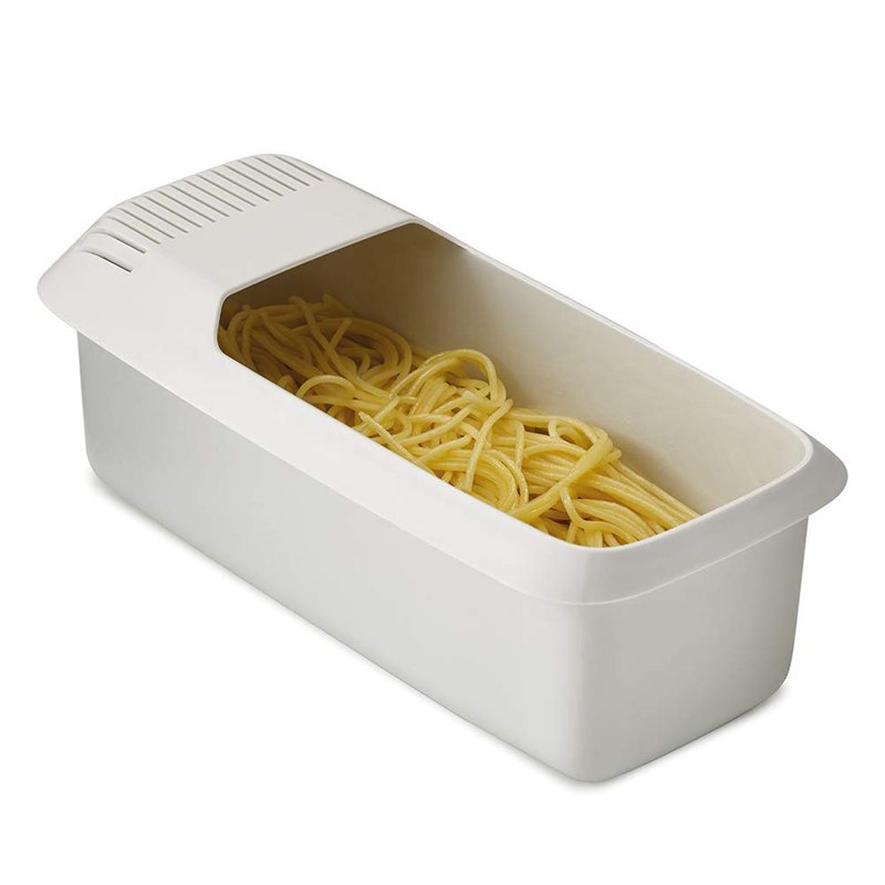RetroFun Cuiseur à pâtes Micro-Ondes avec passoire résistant à la Chaleur Bateau à pâtes Vapeur Spaghetti cuiseur à Nouilles Out