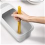 RetroFun Cuiseur à pâtes Micro-Ondes avec passoire résistant à la Chaleur Bateau à pâtes Vapeur Spaghetti cuiseur à Nouilles Out