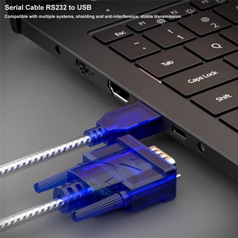 Image secondaire de Cisco Câble De Console Câble Série Rj45 à DB9 et RS232 à USB (2 en 1) Pour Périphérique Cisco 1.8M + 1M