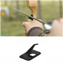 ANCLLO 4 pièces Repose-flèche en Plastique Noir tir à l'arc RH Arc Classique Repose-flèche Chasse tir ciblage Accessoire Main Dr