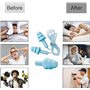 12 Paires Bouchons d'oreille en Silicone, Réutilisables Bouchons d'oreille de Nager, Imperméable Bouchons d'oreille pour Dormir