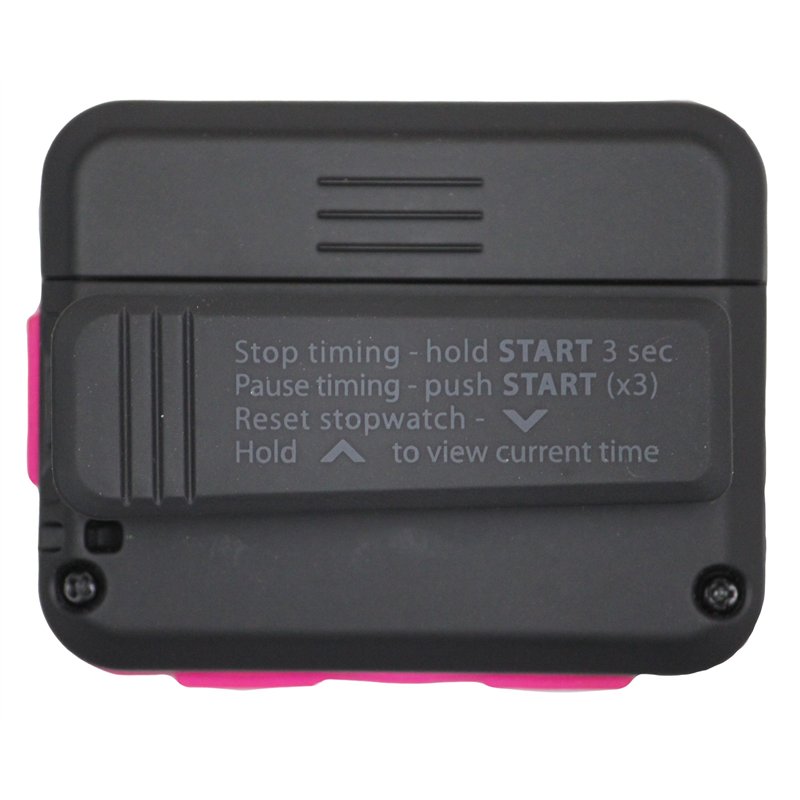 Image secondaire de Gymboss miniMAX Minuteur d’intervalle et chronomètre – Coque Noir/Rose softcoat