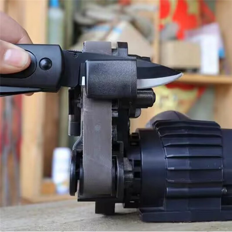 Image secondaire de LIHUACHEN aiguiseur de Couteaux électrique aiguiseur de Cuisine Professionnel Couteau de meulage de Pierre à aiguiser Outil d'af