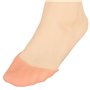 Artibetter Une paire de chaussures de danse de ballet en pointe en gel de silicone souple avec protège-orteils (Nude)