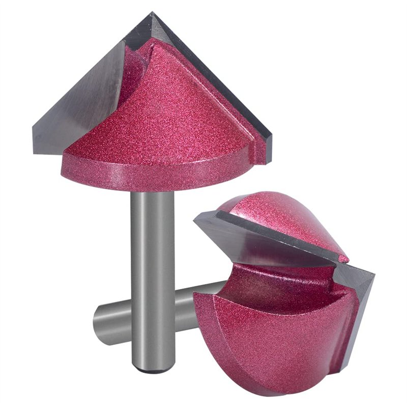 Image secondaire de EU_HOZLY – Fraiseuse CNC en forme de V 3D, 32 mm x 90 degrés (CED x Degré), 6 mm