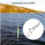 Alomejor Pivot De Pêche 50 PCS 2# 4# 5# 6# 8# en Acier Inoxydable Emerillons Connecteur/Agrafes de Pêche Roulants avec Quick Loc