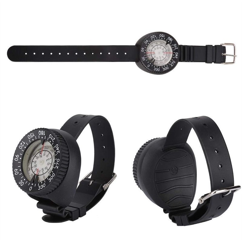 Image secondaire de MAGT Boussole De Plongée, Compas De Plongée Sous Marine Boussole De Poignet Imperméable De Vision Nocturne Boussole Calibration