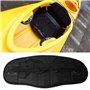 Broco Réglable Kayak antidérapante Canoe Seat Pad Noir Confortable Dossier