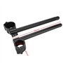 KSTE Guidon Séparé Clip, 1pair Universal 41mm Motorcycle CNC Poignée séparée Bar Clip réglable sur Guidon