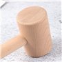 UPKOCH Maillet En Bois Pour Crabe Et Homard, Marteau De Cuisine Compact Avec Longue PoignéE, Facile À Nettoyer Et Ranger, Outil 
