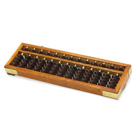 Boulier chinois en bois - outil de calcul