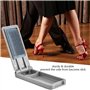 Brosse Chaussures Danse Pliable, Brosse pour Chaussures Danse en Plastique Chaussures Salle Bal Brosse à Semelle en Daim Chaussu