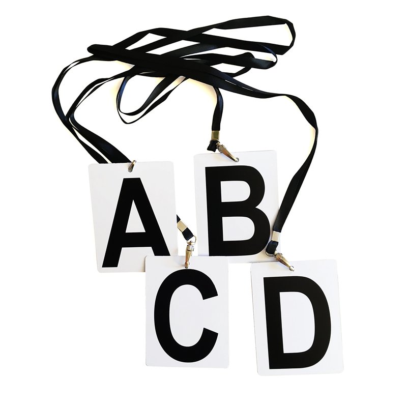 Image secondaire de Cartes de Handball pour marquage de la sofficité ABCD avec Bande