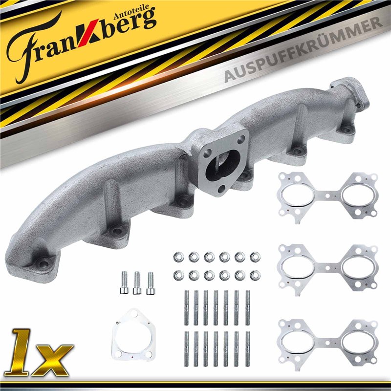 Image secondaire de Collecteur d'échappement en fonte pour Série 3 E46, Série 5 E39, E60, E61, Série 7 E65, X3, E83, X5, E53, 2,5L, 2.9L, 3.0L Diese