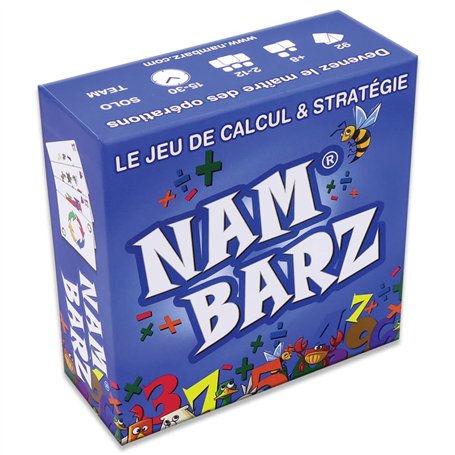 NAMBARZ ® Le Jeu de Calcul & Stratégie pour Toute la Famille ou Entre Amis