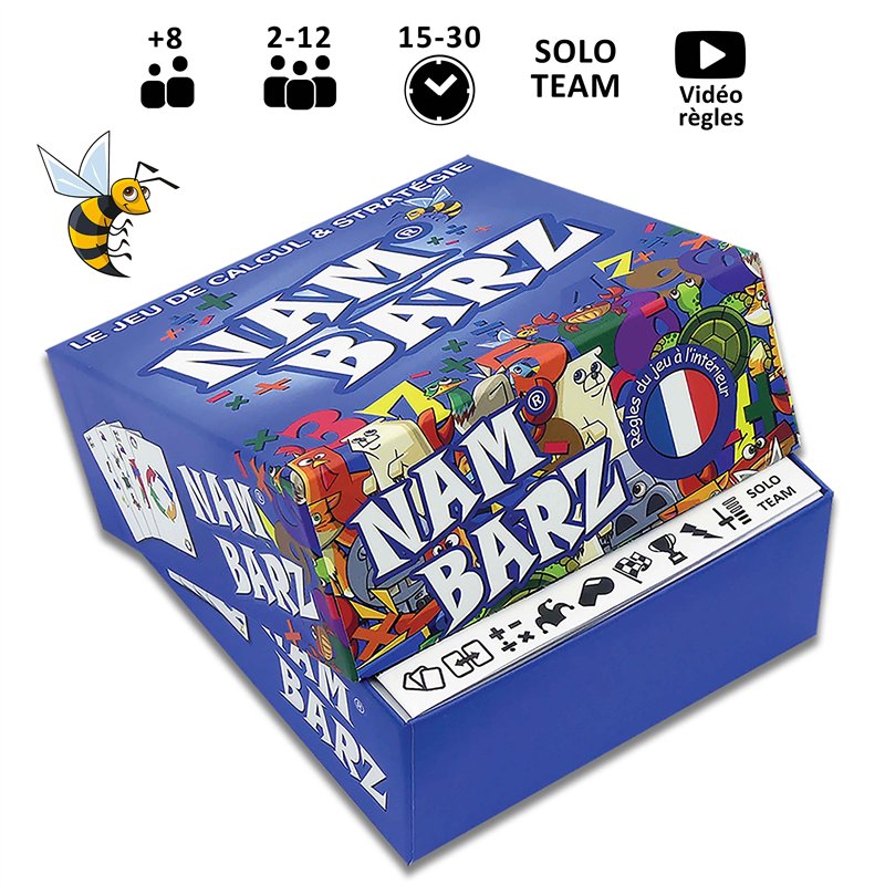 Image secondaire de NAMBARZ ® Le Jeu de Calcul & Stratégie pour Toute la Famille ou Entre Amis
