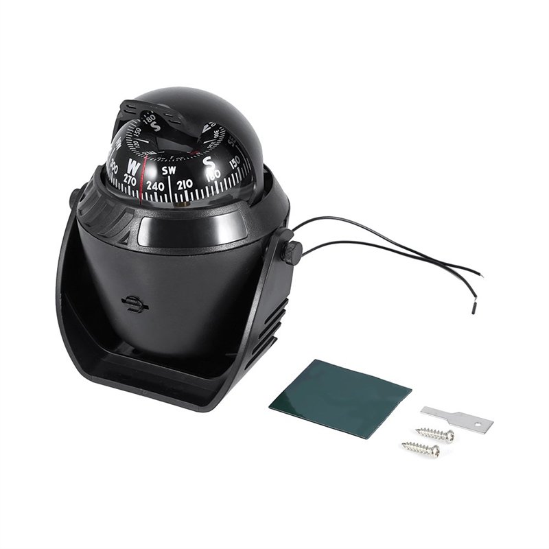 Image secondaire de Boussole de Bateau, Boussole de Camping, Boussole de Navigation électronique de Navigation LED de Boussole Marine de Bateau de V