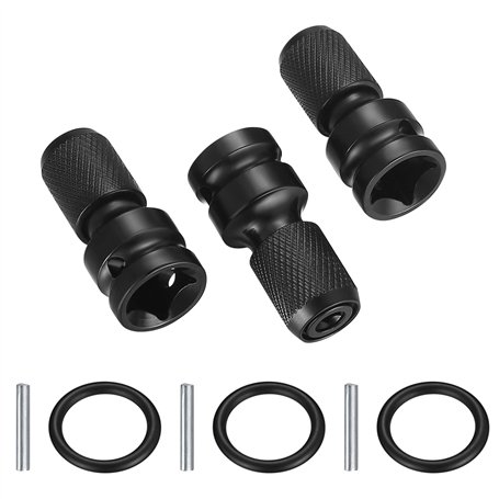 3 Pièces Adaptateurs de Douille 1/2" Carré à 1/4" Hexagonal