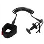 Focket Bodyboard Leash, Manchette rembourrée en néoprène rembourré léger et Confortable, enroulé avec Un étui de Ceinture de 5,5