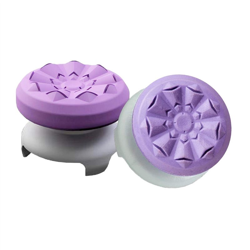 TEUVO Thumbsticks, Silicone Joystick Grips Caps pour PS4 Controller et pour PS5 Controller à Aide avec Viser, Controller et Rédu