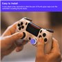 TEUVO Thumbsticks, Silicone Joystick Grips Caps pour PS4 Controller et pour PS5 Controller à Aide avec Viser, Controller et Rédu