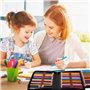 Frasheng Crayons De Couleur Professionnel,72Pcs Professionnel Crayons Dessin,Crayons de couleur,Pochette avec zip,Inclus Gommes,