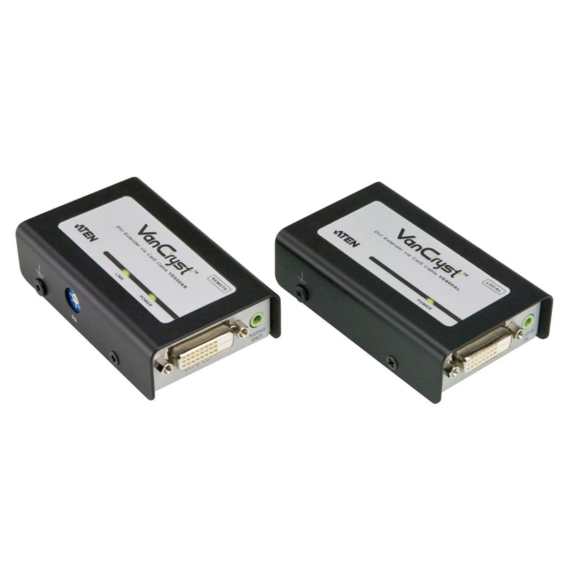 ATEN VE600A Unité d'extension DVI Noir 60 m (Import Allemagne)