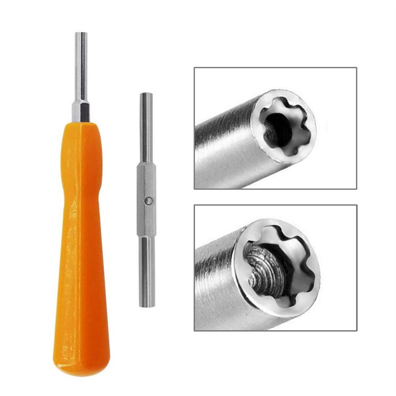 Cemobile Tournevis Gamebit 4,5 mm 3,8 mm, kit de tournevis Gamebit de sécurité à double extrémité pour ouvrir NES, SNES, N64, Ga