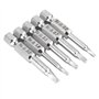 Bestgle 5PCS Embouts de Tournevis Magnétique à Tête Triangulaire Set S2 Acier 1