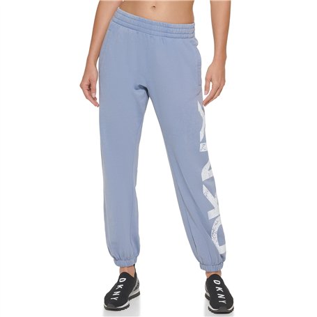 DKNY Sport Women's Crackle Logo Jogger Pantalon de survtement