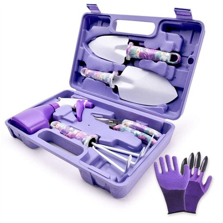 Kit de Jardinage Élégant pour Femmes - Set d'outils de Jardin avec Gants