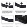 ISIYINER Extensions de Soutien-Gorge 6 Pièces Extension de Sangle de Soutien-Gorge Extensible Confortable pour Femmes, 3 Rangées