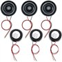 Weewooday 6 Pièces 2W 8 Ohm Petit Haut-Parleur à Aimant Interne Rond en Métal Micro Haut-Parleur Interne pour Mini Haut-Parleurs