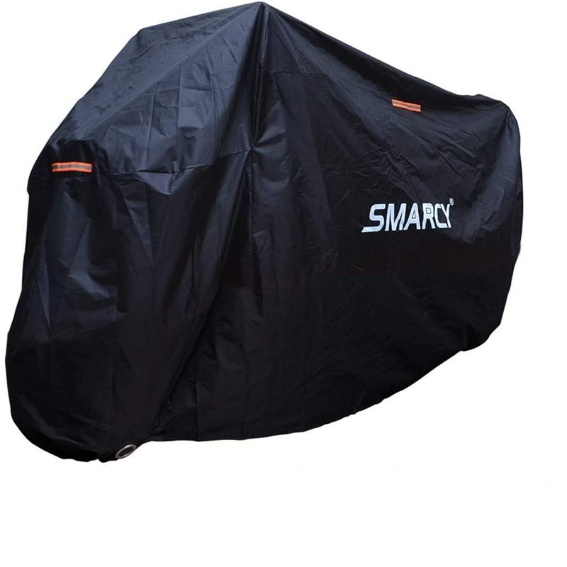 SMARCY Housse de Protection pour Moto, Bâche 3XL, Abri Scooter, Couverture Polyester (2.6 Mètres)