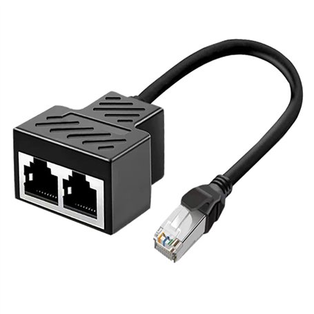 Adaptateur répartiteur de câble Ethernet RJ45
